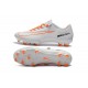 Nike Mercurial Vapor XI FG ACC Crampon Homme Blanc Orange