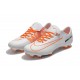 Nike Mercurial Vapor XI FG ACC Crampon Homme Blanc Orange