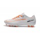 Nike Mercurial Vapor XI FG ACC Crampon Homme Blanc Orange