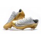 Nike Mercurial Vapor XI FG ACC Crampon Homme Or Blanc