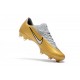 Nike Mercurial Vapor XI FG ACC Crampon Homme Or Blanc