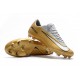 Nike Mercurial Vapor XI FG ACC Crampon Homme Or Blanc