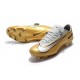 Nike Mercurial Vapor XI FG ACC Crampon Homme Or Blanc