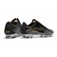 Nike Mercurial Vapor XI FG ACC Crampon Homme Noir Blanc Or