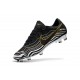 Nike Mercurial Vapor XI FG ACC Crampon Homme Noir Blanc Or