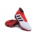 Chaussures adidas - Crampons Foot Adidas Predator 18+ FG Blanc Noir Rouge