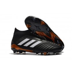 Chaussures adidas - Crampons Foot Adidas Predator 18+ FG Noir Blanc Rouge