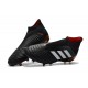 Chaussures adidas - Crampons Foot Adidas Predator 18+ FG Noir Blanc Rouge