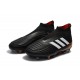 Chaussures adidas - Crampons Foot Adidas Predator 18+ FG Noir Blanc Rouge
