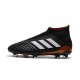 Chaussures adidas - Crampons Foot Adidas Predator 18+ FG Noir Blanc Rouge
