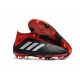 Chaussures adidas - Crampons Foot Adidas Predator 18+ FG Noir Rouge Blanc