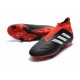 Chaussures adidas - Crampons Foot Adidas Predator 18+ FG Noir Rouge Blanc