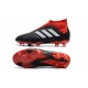 Chaussures adidas - Crampons Foot Adidas Predator 18+ FG Noir Rouge Blanc