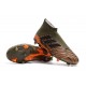 Chaussures adidas - Crampons Foot Adidas Predator 18+ FG Olive Noir Orange Vif