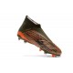 Chaussures adidas - Crampons Foot Adidas Predator 18+ FG Olive Noir Orange Vif