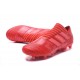 Crampons de Football Hommes - adidas Nemeziz 17+ 360 Agility FG Rouge Rose