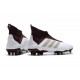 Chaussures adidas - Crampons Foot Adidas Predator 18+ FG Brun Blanc