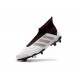 Chaussures adidas - Crampons Foot Adidas Predator 18+ FG Brun Blanc