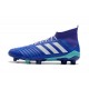 adidas Predator 18.1 FG - Chaussures de Football Adidas Bleu Blanc