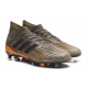 adidas Predator 18.1 FG - Chaussures de Football Adidas Olive Noir Orange Vif