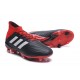 adidas Predator 18.1 FG - Chaussures de Football Adidas Noir Rouge Blanc