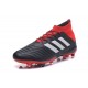 adidas Predator 18.1 FG - Chaussures de Football Adidas Noir Rouge Blanc