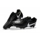 Nouveau Crampons foot Nike Tiempo Legend VII FG Noir Blanc