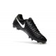 Nouveau Crampons foot Nike Tiempo Legend VII FG Noir Blanc