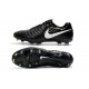 Nouveau Crampons foot Nike Tiempo Legend VII FG Noir Blanc