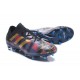 Chaussures Foot adidas - Adidas Nemeziz Messi 17.1 FG Messi Noir Or Bleu