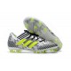 Chaussures Foot adidas - Adidas Nemeziz Messi 17.1 FG Blanc Jaune Noir