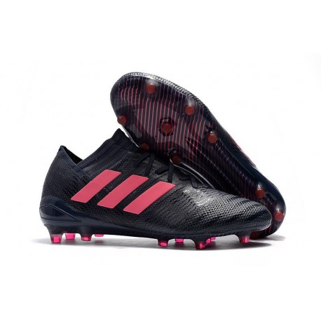 Chaussures Foot adidas - Adidas Nemeziz Messi 17.1 FG Noir Rose