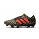 Chaussures Foot adidas - Adidas Nemeziz Messi 17.1 FG Noir Or Orange