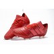 Chaussures Foot adidas - Adidas Nemeziz Messi 17.1 FG Rouge Rose