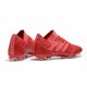 Chaussures Foot adidas - Adidas Nemeziz Messi 17.1 FG Rouge Rose