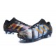 Crampons de Football Hommes - adidas Nemeziz 17+ 360 Agility FG Messi Noir Or Bleu