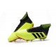 adidas Predator 18.1 FG - Chaussures de Football Adidas Volt Noir Rouge