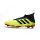 adidas Predator 18.1 FG - Chaussures de Football Adidas Volt Noir Rouge