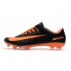 Nike Mercurial Vapor XI FG ACC Crampon Homme Orange Noir