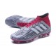 adidas Predator 18.1 FG - Chaussures de Football Adidas Pogba Gris Rouge