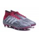 adidas Predator 18.1 FG - Chaussures de Football Adidas Pogba Gris Rouge