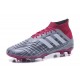 adidas Predator 18.1 FG - Chaussures de Football Adidas Pogba Gris Rouge