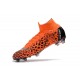 Nouvelles Chaussures de football Nike Mercurial Superfly VI 360 Elite FG CR7 Noir Orange Blanc