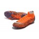 Nouvelles Chaussures de football Nike Mercurial Superfly VI 360 Elite FG CR7 Noir Orange Blanc