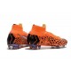 Nouvelles Chaussures de football Nike Mercurial Superfly VI 360 Elite FG CR7 Noir Orange Blanc