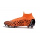 Nouvelles Chaussures de football Nike Mercurial Superfly VI 360 Elite FG CR7 Noir Orange Blanc