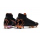 Nouvelles Chaussures de football Nike Mercurial Superfly VI 360 Elite FG Noir Orange Total Blanc