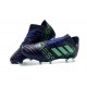 Chaussures Foot adidas - Adidas Nemeziz Messi 17.1 FG Encre Vert Noir