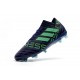 Chaussures Foot adidas - Adidas Nemeziz Messi 17.1 FG Encre Vert Noir