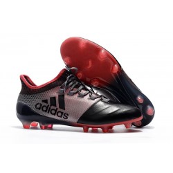 Nouveau Crampons de Football - Adidas X 17.1 FG Rose Noir